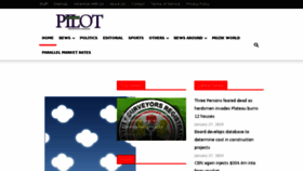 What Nigerianpilot.com website looked like in 2018 (7 years ago)