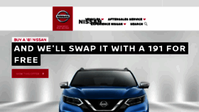 What Nissan.ie website looked like in 2018 (6 years ago)