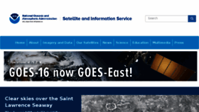 What Nesdis.noaa.gov website looked like in 2018 (6 years ago)