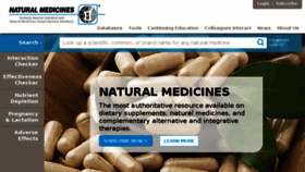 What Naturalmedicines.therapeuticresearch.com website looked like in 2018 (6 years ago)