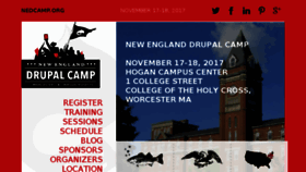 What Newdcamp.com website looked like in 2018 (6 years ago)