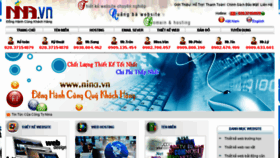 What Nina.vn website looked like in 2018 (6 years ago)