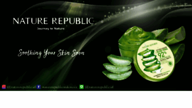 What Naturerepublic.id website looked like in 2018 (6 years ago)