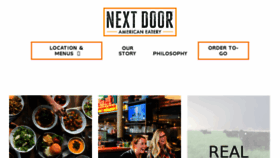 What Nextdooreatery.com website looked like in 2018 (6 years ago)