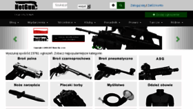 What Netgun.pl website looked like in 2018 (6 years ago)