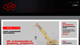 What Nzg.de website looked like in 2018 (6 years ago)