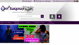 What Nataquashop.com website looked like in 2018 (6 years ago)