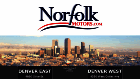 What Norfolkmotors.com website looked like in 2018 (6 years ago)