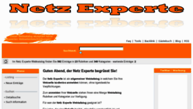 What Netz-experte.de website looked like in 2011 (12 years ago)