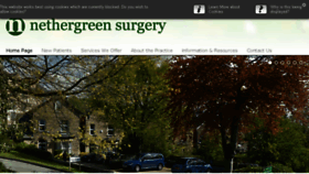 What Nethergreen-surgery.co.uk website looked like in 2018 (6 years ago)