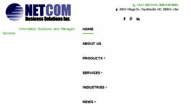 What Netcombsi.com website looked like in 2018 (6 years ago)