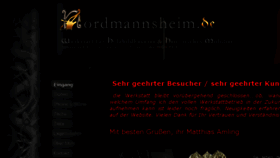 What Nordmannsheim.de website looked like in 2018 (6 years ago)