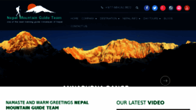 What Nepalguideinfo.com website looked like in 2018 (6 years ago)