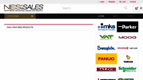 What Nessales.com website looked like in 2018 (6 years ago)