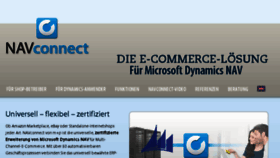 What Navconnect.de website looked like in 2018 (6 years ago)