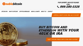 What Noblebitcoin.com website looked like in 2018 (6 years ago)