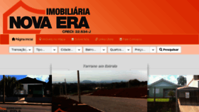 What Novaeraestrela.com.br website looked like in 2018 (6 years ago)
