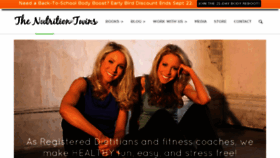 What Nutritiontwins.com website looked like in 2018 (6 years ago)