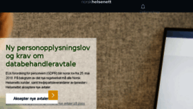 What Nhn.no website looked like in 2018 (7 years ago)