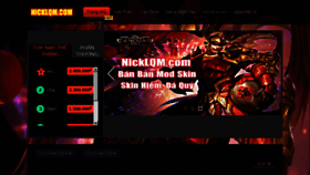 What Nicklqm.com website looked like in 2018 (6 years ago)
