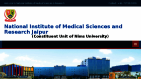 What Nationalinstituteofmedicalsciences.com website looked like in 2018 (6 years ago)