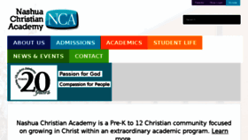 What Nashuachristian.org website looked like in 2018 (7 years ago)