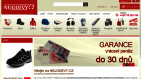 What Nejodevy.cz website looked like in 2018 (6 years ago)
