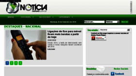 What Noticianahora.com.br website looked like in 2018 (6 years ago)