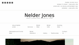 What Nelderjoneswedding.com website looked like in 2018 (6 years ago)