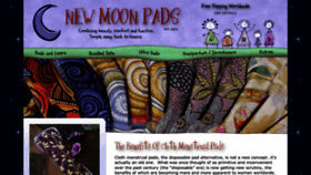 What Newmoonpads.com website looked like in 2018 (6 years ago)