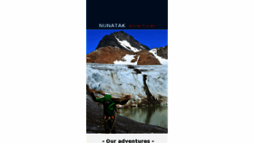 What Nunatakadventures.com website looked like in 2018 (6 years ago)