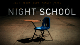 What Nightschoolfilm.com website looked like in 2018 (6 years ago)