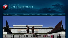 What Nordkoreareisen.de website looked like in 2018 (6 years ago)