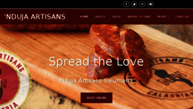 What Ndujaartisans.com website looked like in 2018 (6 years ago)