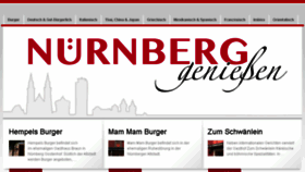 What Nuernberg-geniessen.de website looked like in 2018 (6 years ago)