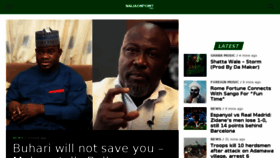 What Naijaonpoint.com website looked like in 2018 (6 years ago)