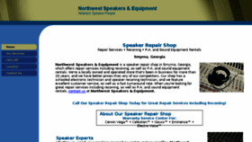 What Northwest-speakers.com website looked like in 2018 (6 years ago)