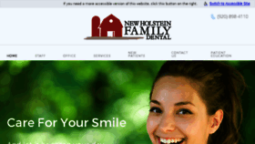 What Newholsteinfamilydental.com website looked like in 2018 (6 years ago)