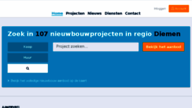 What Nieuwbouw-diemen.nl website looked like in 2018 (6 years ago)