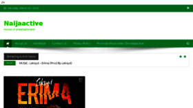 What Naijaactive.com website looked like in 2018 (6 years ago)