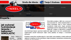 What Nixel.pl website looked like in 2018 (6 years ago)