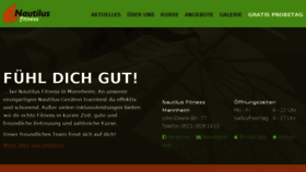 What Nautilus-fitness-mannheim.de website looked like in 2018 (6 years ago)