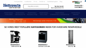 What Nettoparts.dk website looked like in 2018 (6 years ago)