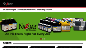 What Nazdar.com website looked like in 2018 (6 years ago)
