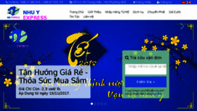 What Nhuyexpress.com.vn website looked like in 2018 (6 years ago)