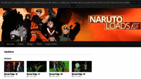 What Narutoloads.org website looked like in 2018 (6 years ago)