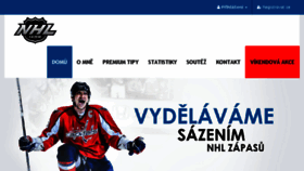 What Nhlsazeni.cz website looked like in 2018 (6 years ago)