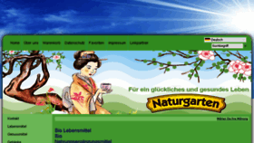 What Naturgarten.com website looked like in 2018 (6 years ago)