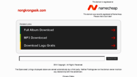 What Nongkrongasik.com website looked like in 2018 (6 years ago)