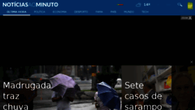 What Noticiasaominuto.pt website looked like in 2018 (6 years ago)